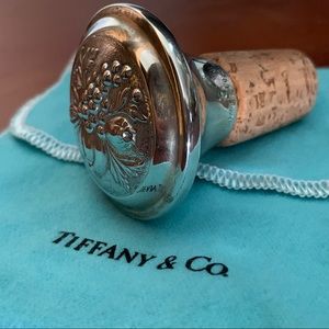Tiffany & Co. sterling silver occasion wine bottle topper cork